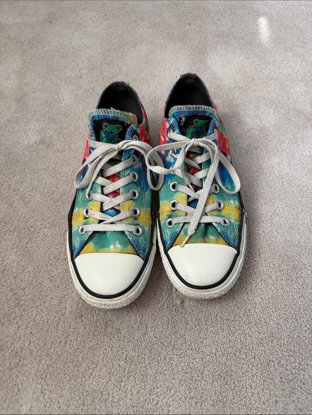 Converse Chuck Taylor All Star Grateful Dead Dancing Bears Tie Dye Low Top